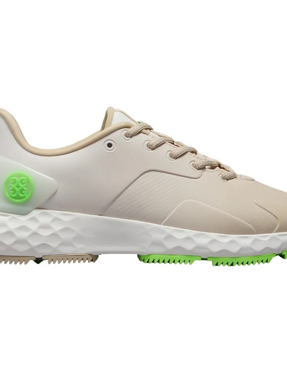 G/FORE Women's Stone Golf Sneaker with Neon Green Accents